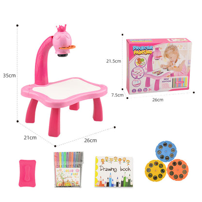 Table à dessin avec projecteur 24 images différentes – Planche à dessin -rose